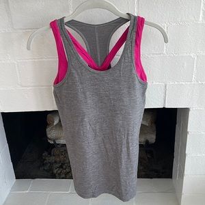 Lululemon tank top with built-in sports bra